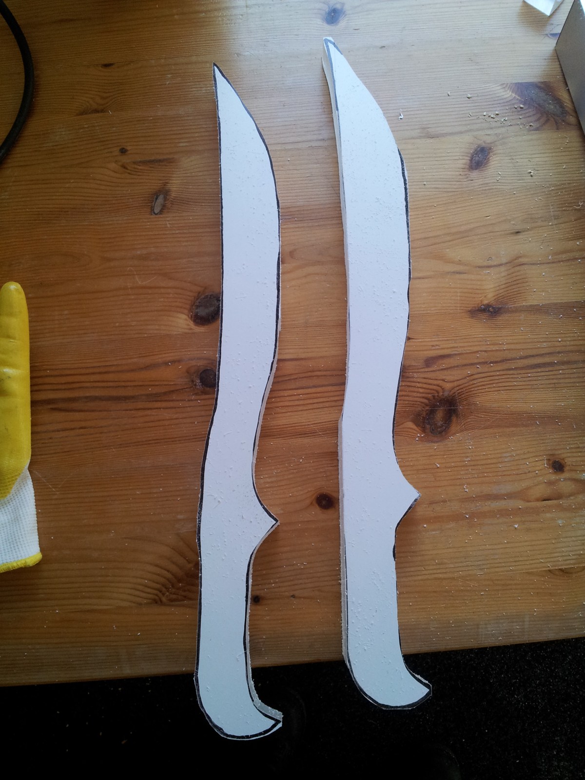 Short Swords Cut and Ready for&nbsp;Shaping!